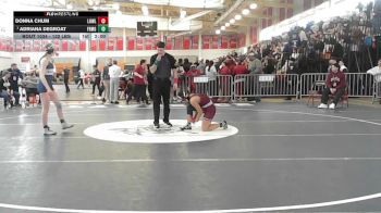 138 lbs Quarterfinal - Donna Chum, Lowell vs Adriana DeGroat, Framingham