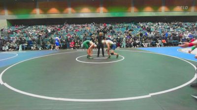 215 lbs Quarterfinal - Seth Montierth, Ridgeline vs Angelo Posada, Poway