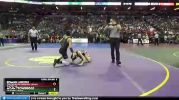 Cons. Round 3 - Aidan Trowbridge, Fillmore Central vs Rowan Jarosik, South Central Nebraska Unified District #5