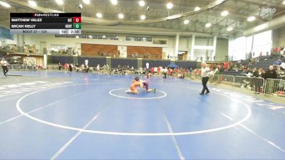 125 lbs Champ. Round 1 - Micah Kelly, Hunter vs Matthew Velez, RIT