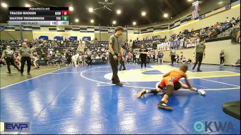 70 lbs 2nd Place - Tracen Rhoden, Midwest City Bombers Youth Wrestling Club vs Daxton Trowbridge, Piedmont