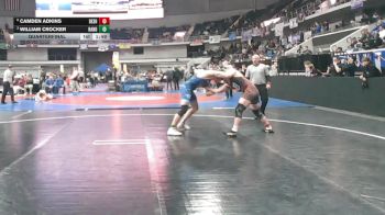 1A-4A 175 Quarterfinal - William Crocker, Randolph vs Camden Adkins, Deshler
