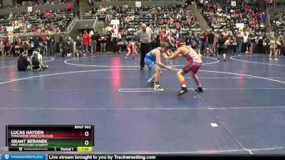 112 lbs Cons. Round 2 - Grant Beranek, MWC Wrestling Academy vs Lucas Hayden, Tonganoxie Wrestling Club