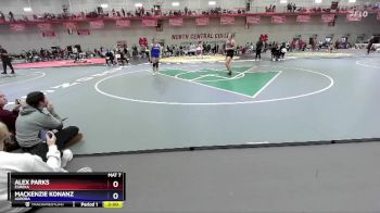 180 lbs Cons. Round 1 - Alex Parks, Eureka vs Mackenzie Konanz, Aurora