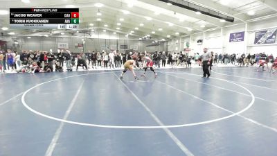 165 lbs Quarters - Jacob Weaver, Central Indiana Academy Of Wrestling vs Torin Kuokkanen, Askren Wrestling Academy