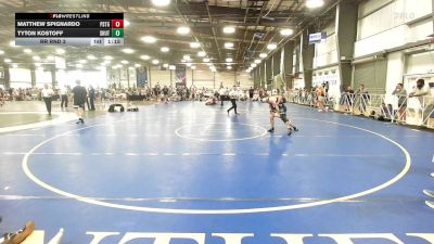138 lbs Rr Rnd 3 - Matthew Spignardo, Prestige Worldwide vs Tyton Kostoff, Team Shutt King Penguin
