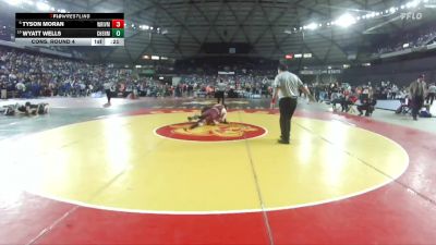 Boys 3A 190 lbs Cons. Round 4 - Wyatt Wells, Cheney vs Tyson Moran, White River