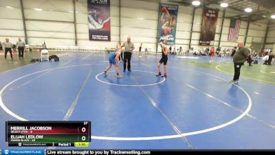 110 lbs Rd# 10- 4:00pm Saturday Final Pool - Merrill Jacobson, SELECT Utah vs Elijah Ledlow, Minion Black