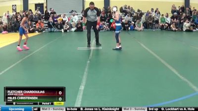 70 9U Semifinal - Miles Christensen, HWA vs Fletcher Chardoulias, Jesup Mat Club