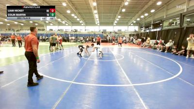 126 lbs 3rd Place - Liam Hickey, NC vs Colin Martin, VA