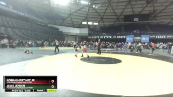 105 lbs Semifinal - Adrian Martinez Jr, Sua Sponte Wrestling Club vs Jesse Jensen, Punisher Wrestling Company