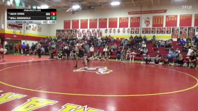 144 lbs Quarterfinal - Will Griswold, Center Point-Urbana vs Jack Vitek, Grinnell