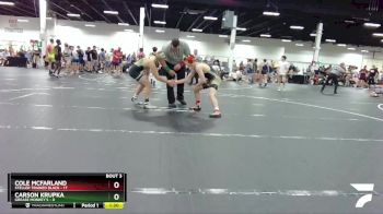 120 lbs Round 2 (4 Team) - Cole McFarland, Steller Trained Black vs Carson Krupka, Grease Monkey`s