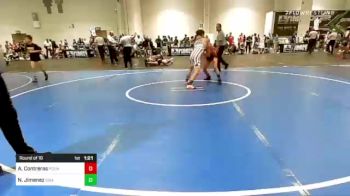 120 lbs Round Of 16 - Aaron Contreras, Pounders WC vs Nicholas Jimenez, Swamp Monsters