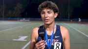 Maximo Zavaleta on Winning the 1600m and Chasing History