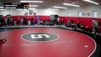 285 lbs Champ. Round 1 - Nathan Bednark, Ligonier Valley Hs vs Avery Kunzler, North East Hs