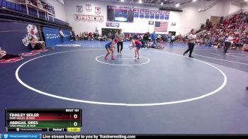 95-103 lbs Quarterfinal - Finnley Seiler, Sage Valley Jr High vs Abbigail Sires, Twin Spruce Jr High