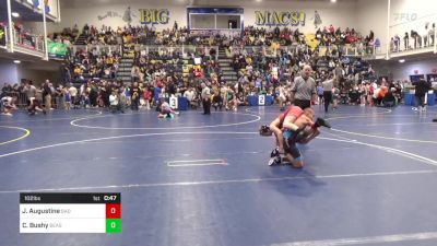 102 lbs Round Of 16 - Jennings Augustine, Bad Karma vs Christian Bushy, Beast Mode Acad.