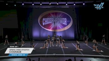 Spring Creek Athletics - Courage [2025 L3 Junior - D2 Day 1] 2025 Cheer Power Prep Nationals & Galveston Showdown