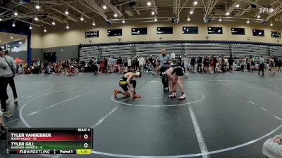 115 lbs Round 2 (4 Team) - Tyler VanBebber, Rough House vs Tyler Gill, Hanover Hawkeye