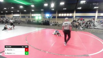 98 lbs Round Of 16 - Everett Roorda, Grindhouse WC vs Sava Bojicic, Poway Elite