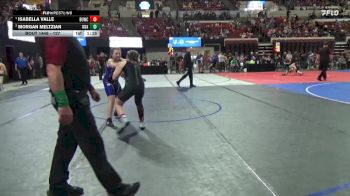 127 lbs Round 2 - Morgan Meltzian, Havre Wrestling Club vs Isabella Valle, Bearcats Wrestling Club Helena