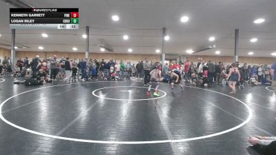 93 lbs Consi Of 4 - Kenneth Garrett, Pine Grove vs Logan Riley, Cohocton