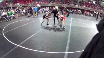 95 lbs Champ. Round 1 - Charley Olson, The Best Wrestler vs Elise Brown, Valentine Wrestling Club