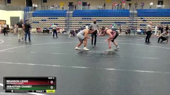 215 lbs Quarterfinal - Brandon Lewis, Archbishop Curley vs Sebastian Chaney, Gilman School