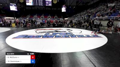 144 lbs Rnd Of 16 - Smokey McClure, WA vs Brodie Dominique, OH