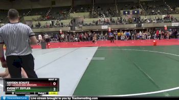 110 lbs Quarterfinal - Everett Zeitler, Aviators vs Hayden Schutz, LAW - Lacrosse Area Wrestlers