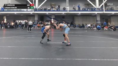 165 lbs Consi Of 8 #2 - Ty Deericks, Kent State vs Logan Fowler, Air Force Academy