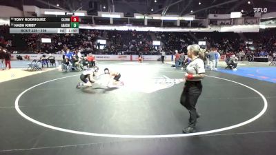 106 lbs Champ. Round 2 - Nash Kirby, Anacortes vs Tony Rodriguez, Cashmere