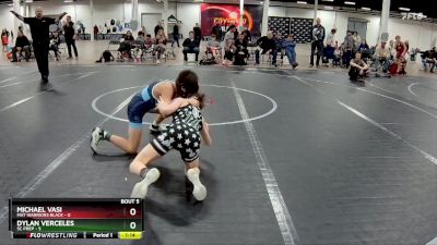 76 lbs Round 3 (4 Team) - Dylan Verceles, SC Prep vs Michael Vasi, Mat Warriors Black