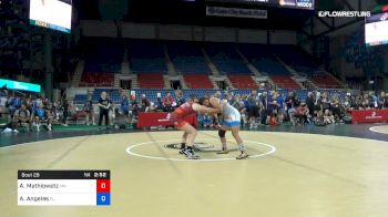 112 lbs Rnd Of 64 - Aubrey Mathiowetz, Minnesota vs Angelica Angeles, Florida