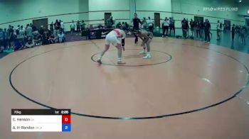 70 kg Consi Of 8 #1 - Caleb Henson, Georgia vs Alejandro Herrera-Rondon, Oklahoma Regional Training Center