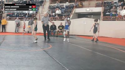 70_B lbs Consi Of 16 #1 - Mysta Brunson, Erie School District vs Jace Aukamp, Solanco
