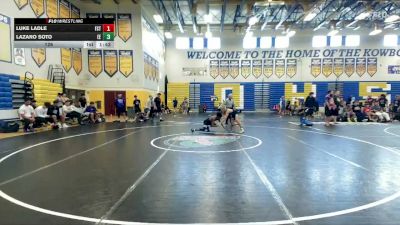 126 lbs Round 1 (8 Team) - Luke Ladle, Team First Strike WC vs Lazaro Soto, Eagle Empire