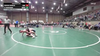 165 lbs Cons. Round 2 - Trevor Sundlie, Ozark vs Ty Mortimer, Francis Howell Central