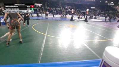 107 lbs Quarterfinal - Amelia Hough, Milford vs Jailyn Edmonds, Quincy Upper