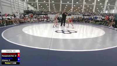85 lbs Addison Nardella, Pennsylvaniia Red vs Bristol White, Arkansas