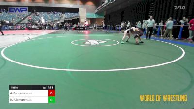 110 lbs Quarterfinal - Janali Gonzalez, NexGen Regional Training Center vs Kaelyn Alleman, Wasatch Wrestling Club