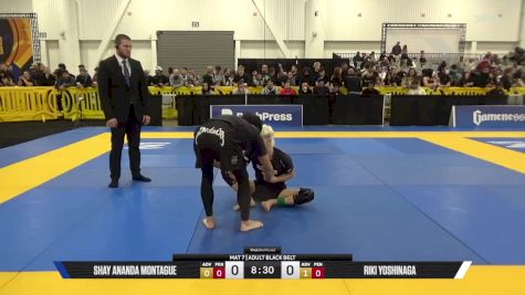 Riki Yoshinaga vs Shay Ananda Montague 2025 World IBJJF Jiu-Jitsu No-Gi Championship