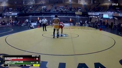 133 lbs Cons. Round 4 - Joseph Castelline, Fort Hays State vs Aleksander Gunn, CSU Pueblo