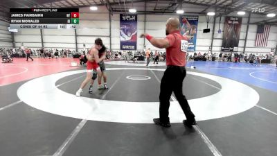 120 lbs Consi Of 64 #2 - James Fairbairn, NY vs Ryan Morales, RI