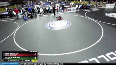 84 lbs Champ. Round 2 - Titus Bingham, MatTime Wrestling vs Jackson Walker, California