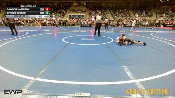 43 lbs Round Of 16 - Dawson Harrison, Colorado Outlaws vs Attikus Tucker, Hobbs Elite