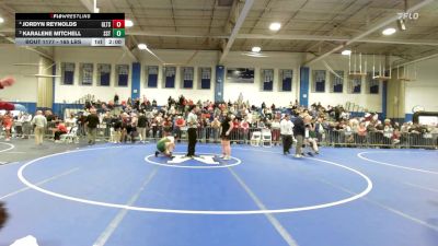 165 lbs Consolation - Jordyn Reynolds, Greater Lawrence vs Karalene Mitchell, South Shore