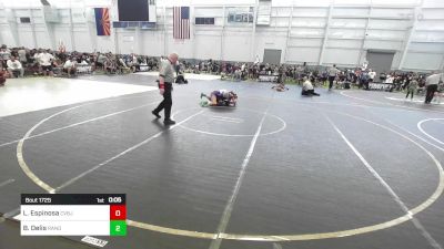 123 lbs Semifinal - Lauren Espinosa, Cvbjj vs Bryleigh Delis, Ranger Wrestling