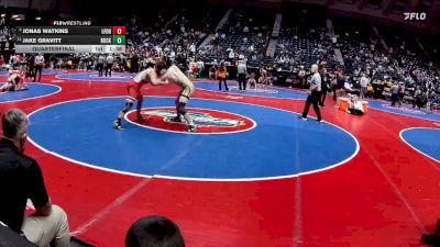 2A-190 lbs Quarterfinal - Jonas Watkins, Lakeview Ft. Oglethorpe HS vs Jake Gravitt, Rockmart